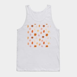 Autumn Leaves Pattern, Fall vibes Tank Top